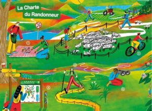 Poster la charte du randonneur