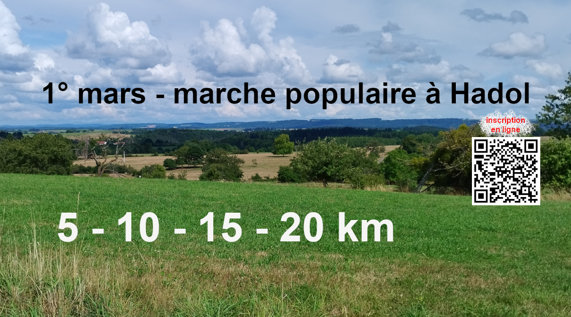 Sentiers en fête à Hadol le 1°mars 2026
